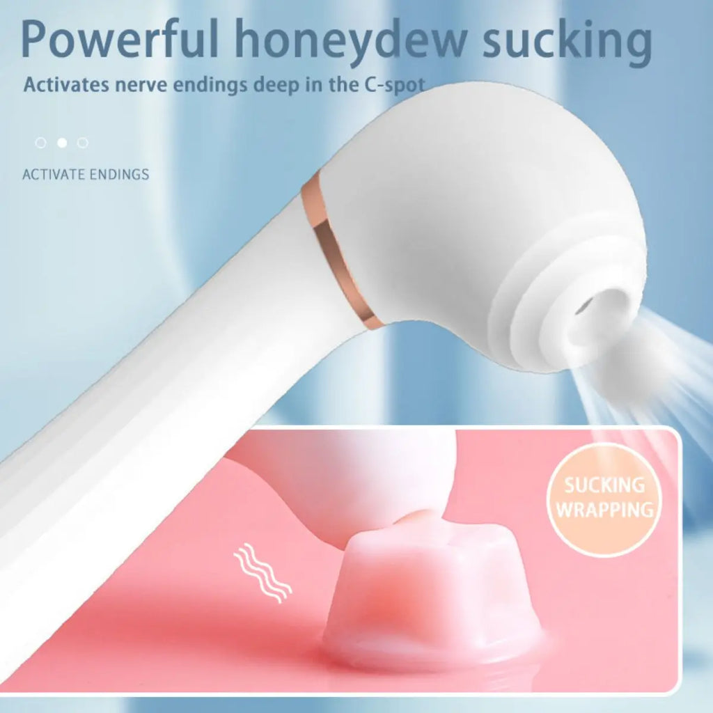 G-Spot Dildo Vibrators Wand Sucking Sex Machine For Women Clitoris Stimulator Powerful Vagina Massager Masturbator Mute Sex Toys