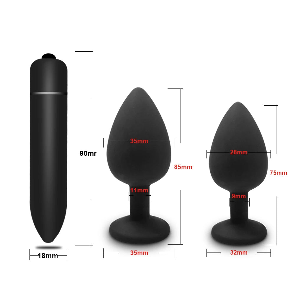 10 Speeds Mini Bullet Vibrator Massager Vagina Vibrator Erotic Masturbator Female Clitoris Stimulator Sex Toy for Women Anal Toy