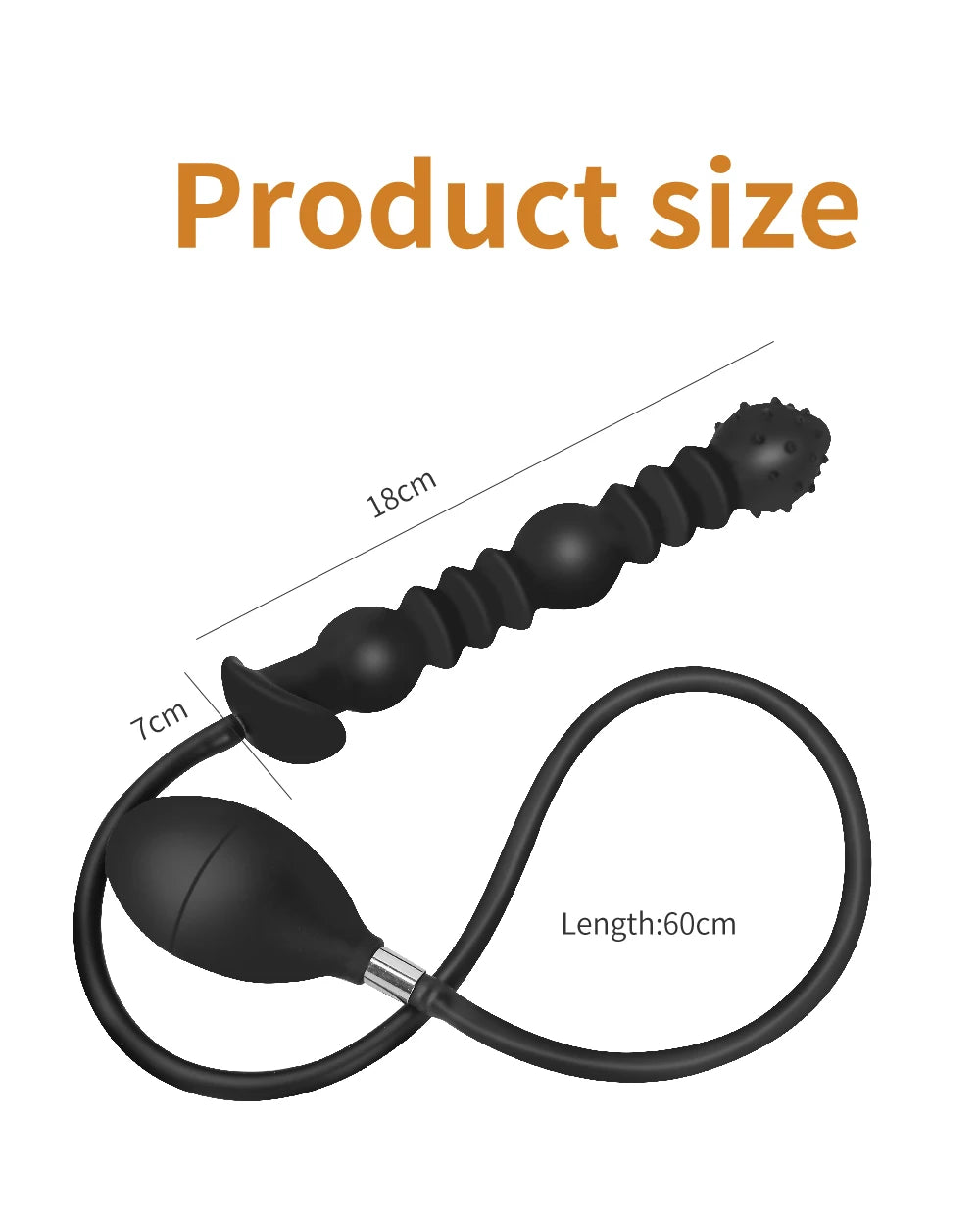 BDSM Vibrator Inflatable Anal Plug Huge Butt Plug Dildo Pump Vaginal Anus Expansion Prostate Massager Sex Toys for Woman Men Gay