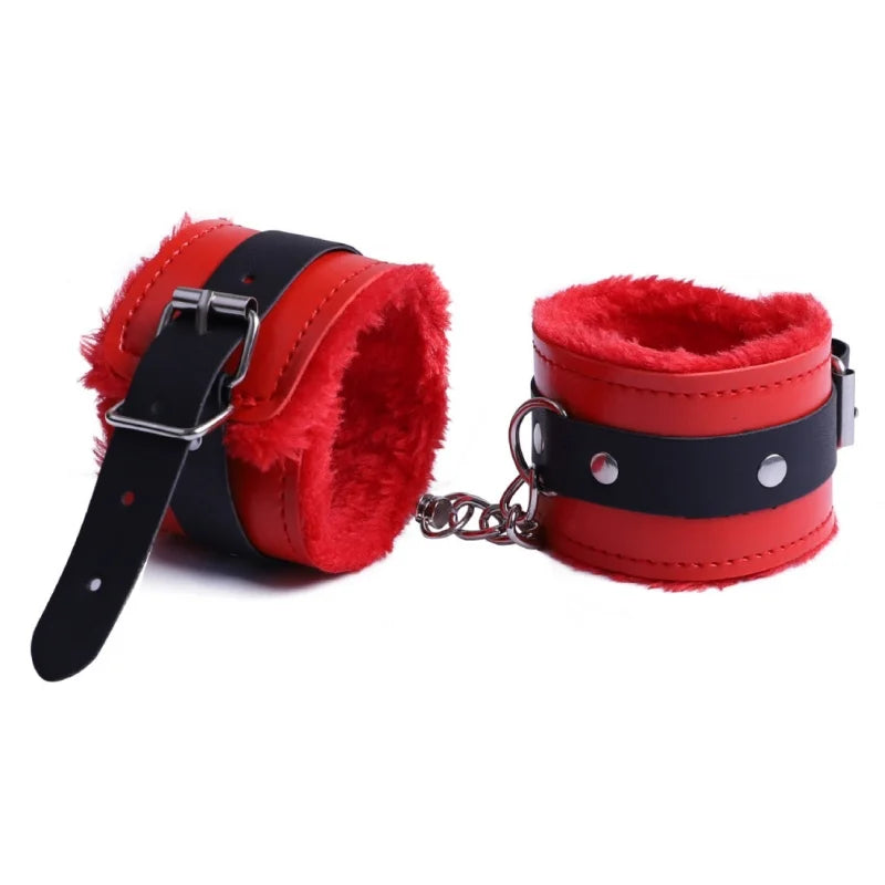 Leather Whip Bondage Plush Erotic Handcuffs Bdsm Slave Gag Exotic Accessories Anal Plug Sex Toys For Women Role Play Adult Games