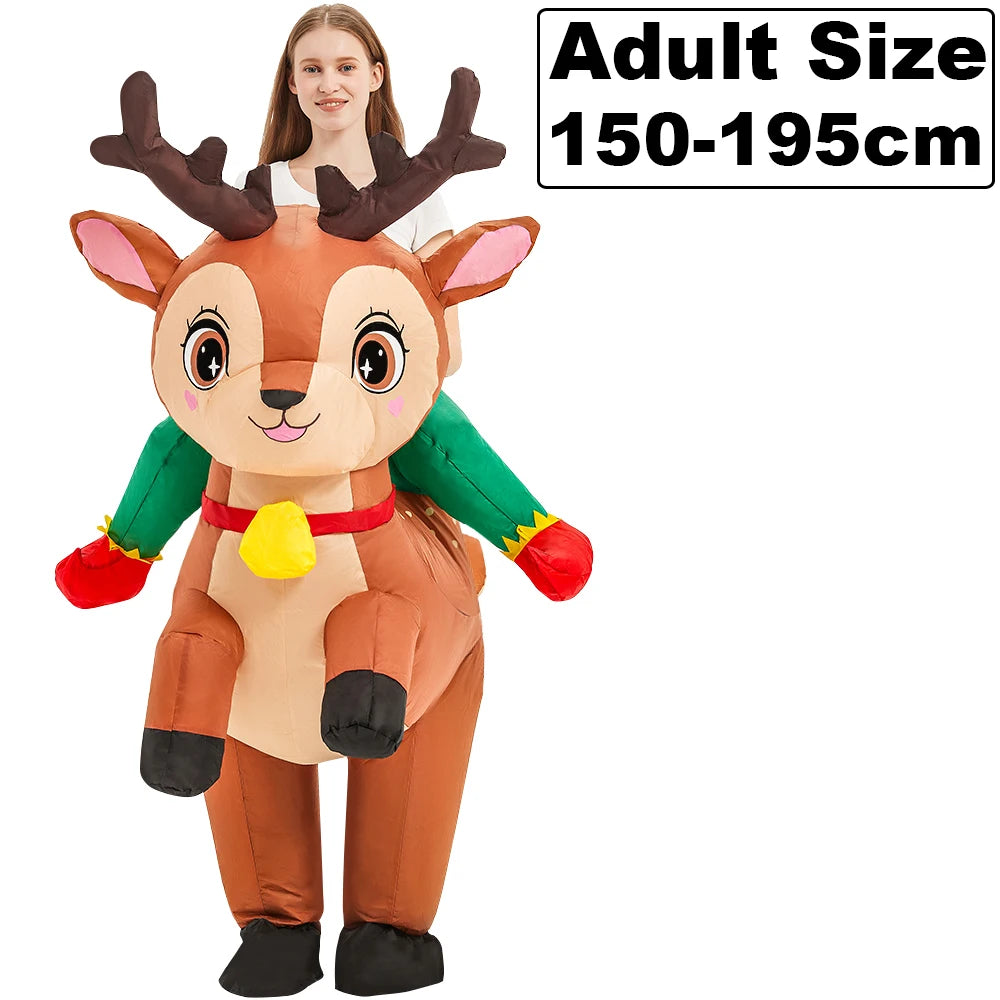 New Alien Inflatable Costume Anime Suits Dress Mascot Purim Halloween Christmas Party Cosplay Costumes for Kids Adult