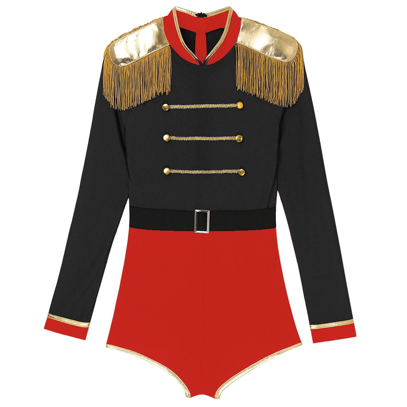 Womens Circus Ringmaster Halloween Cosplay Costume Glitter Lion Tamer Director Uniform Circus Majorette Carnival Clown Clothings