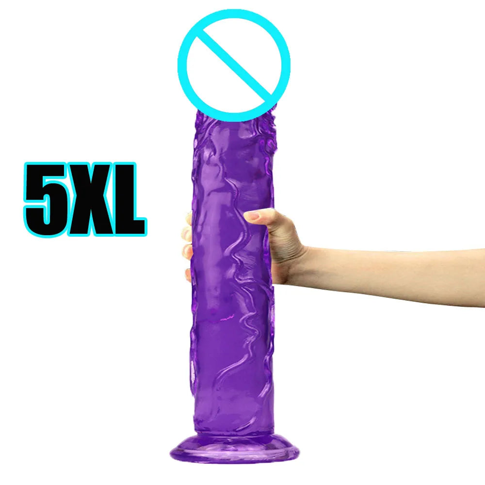 New Realistic Dildos Erotic Jelly Dildo Artificial Penis G-spot Simulation Large penis Anus Anal plug Female penis masturbation