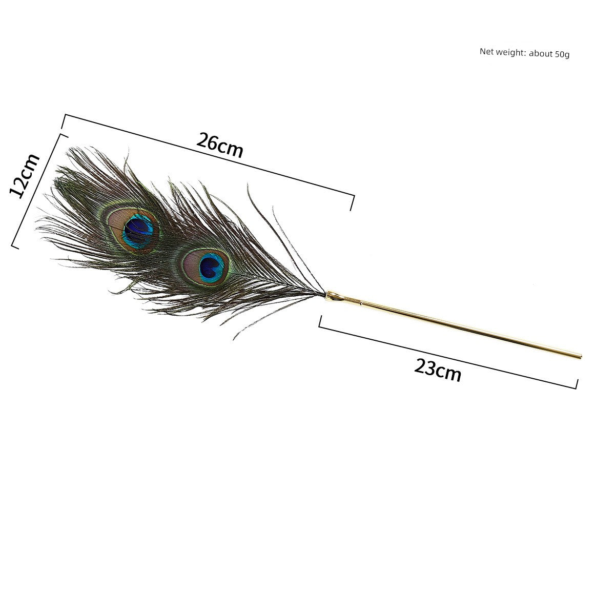 [Aholic Sink] a Variety of Chicken Feather Ostrich Feather Stick Scratch an Itch Funny Cat Toy Stick