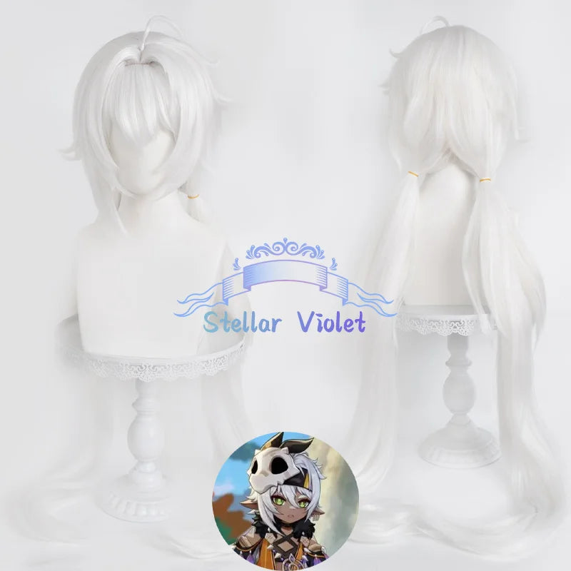 Mavuika Cosplay Wig Heat Resistant Game Genshin Impact Kinich Cosplay Synthetic Wigs Varesa IFA Chasca Kachina Citlali Anime Wig