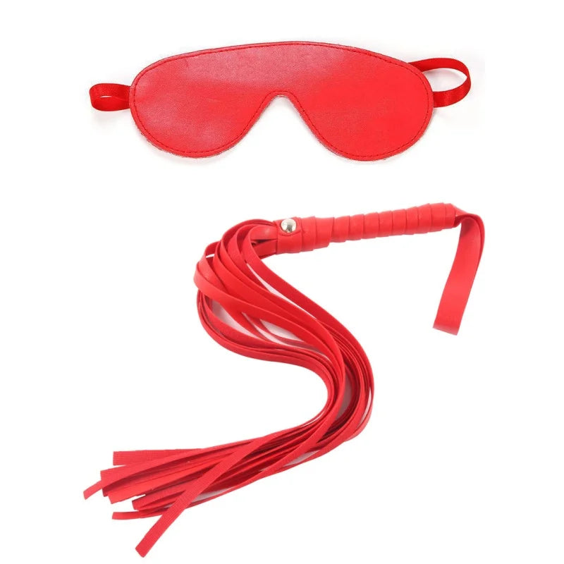 Leather Whip Bondage Plush Erotic Handcuffs Bdsm Slave Gag Exotic Accessories Anal Plug Sex Toys For Women Role Play Adult Games