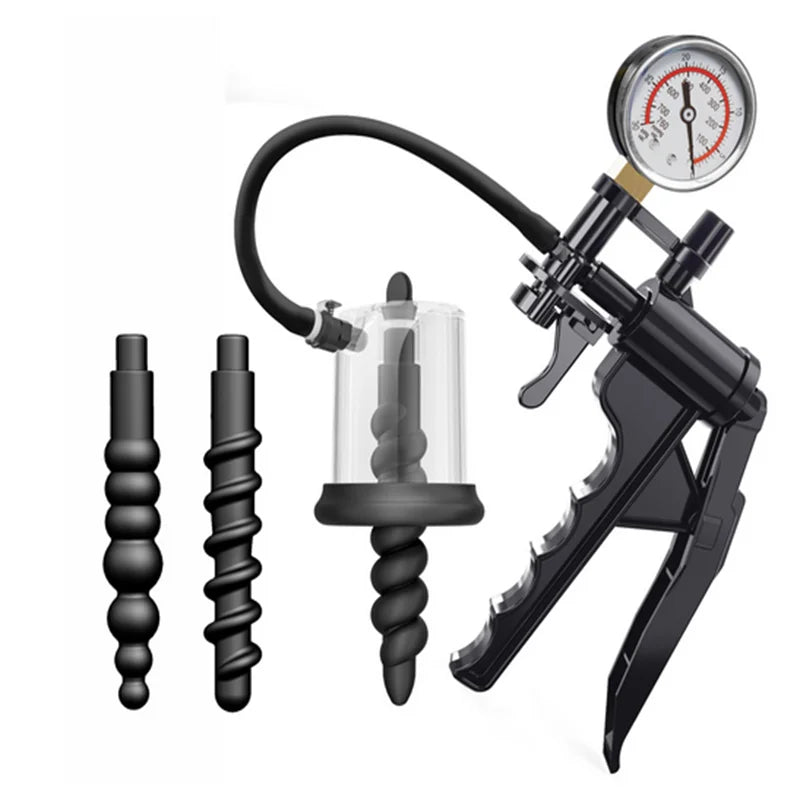 Anal Vacuum Pump Manual Air Pressure Powerful Butt Plug Male Female Masturbators Prostate Massage Sex Toys for Women Men 18+