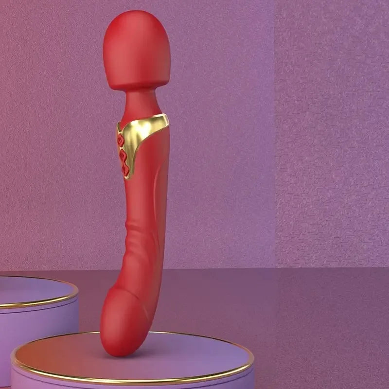 Vibrator Powerful Dildos Dual Motor Silicone Large Size Wand G spot Massager For Couple Clitoris Stimulator For Adult Sex Toy18+