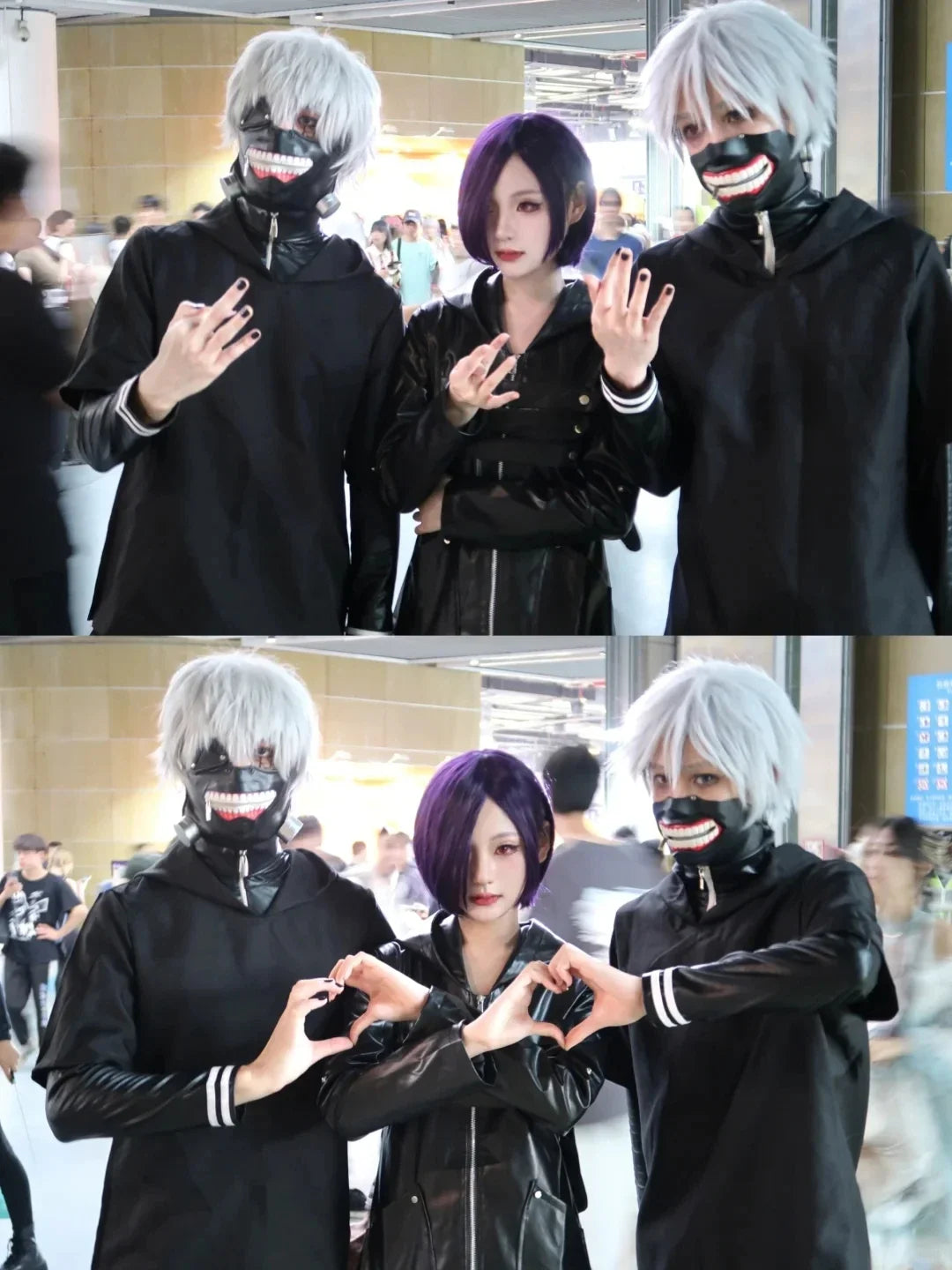 Anime Tokyo Ghoul Cosplay Kaneki Ken Cosplay Costumes Uniform Masks Hoodie Jacket Pants Shorts Full Set Outfits Wig Men