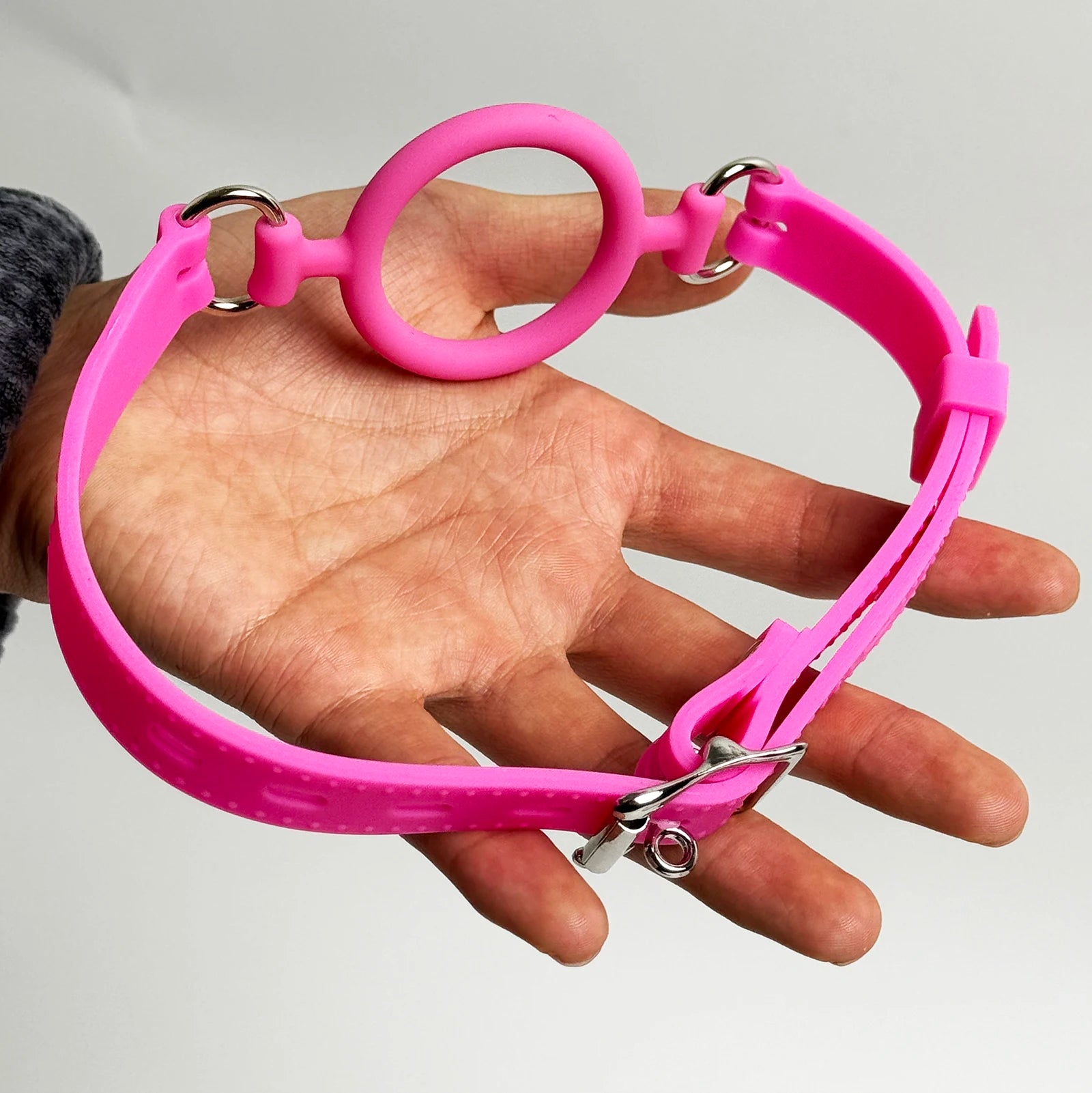 Silicone Oral Sex Ring Open Mouth Gag Flirting Bondage Balls Adult Game Erotic Toys BDSM Restraints Sex Toys For Couples O Ring