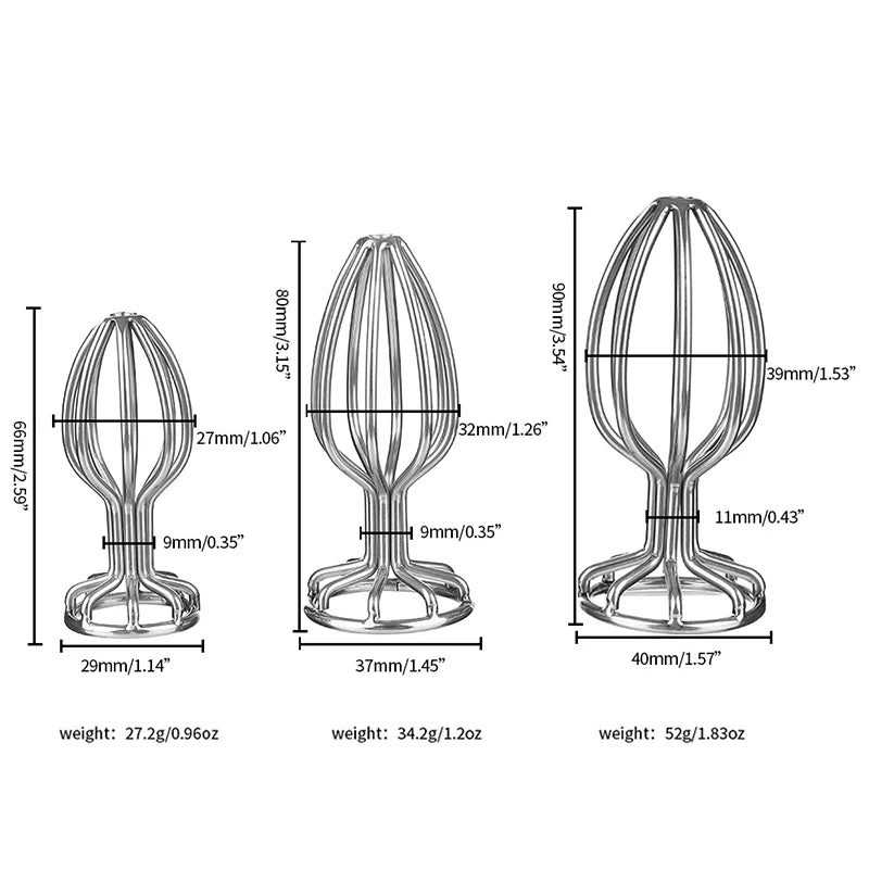 Anal Plug Hollow Stainless Steel Metal Butt Plug Prostate G Spot Massager Stimulator Hollow out Anal Sex Toys Dildo for anal