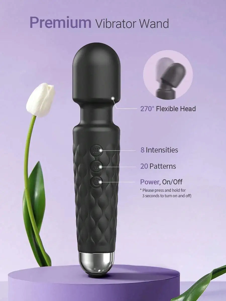 Sexy Vibrators Clitoral Vibrator With 8 Modes Vibration Strength And 20 Modes Vibration Frequency, Powerfu Personal Massager Wan