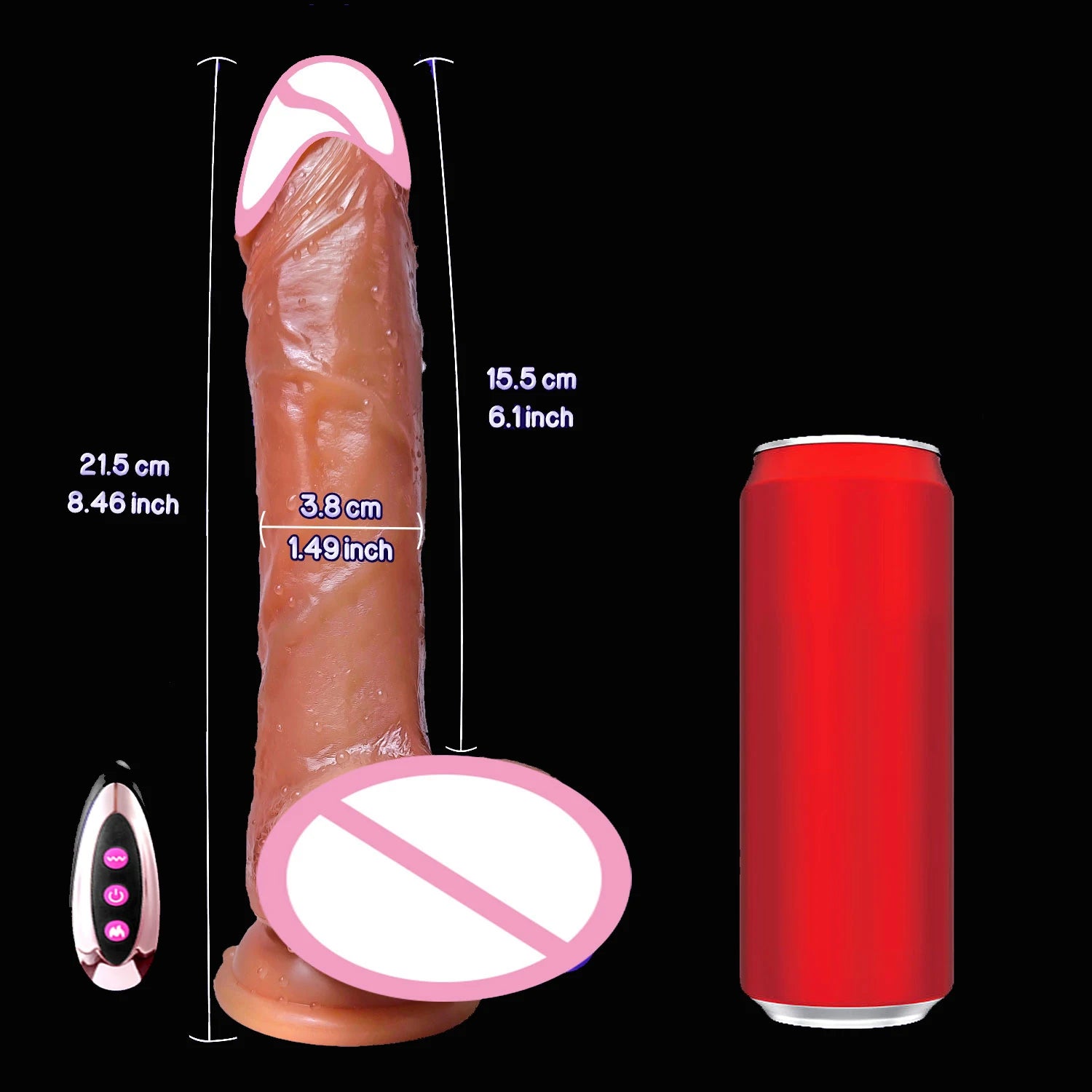 Big Dick Penis Realistic Dildo Telescopic Vibrator Female Masturbator Anal plug for Women Thrusting Adult Sex Toys male Sex shop