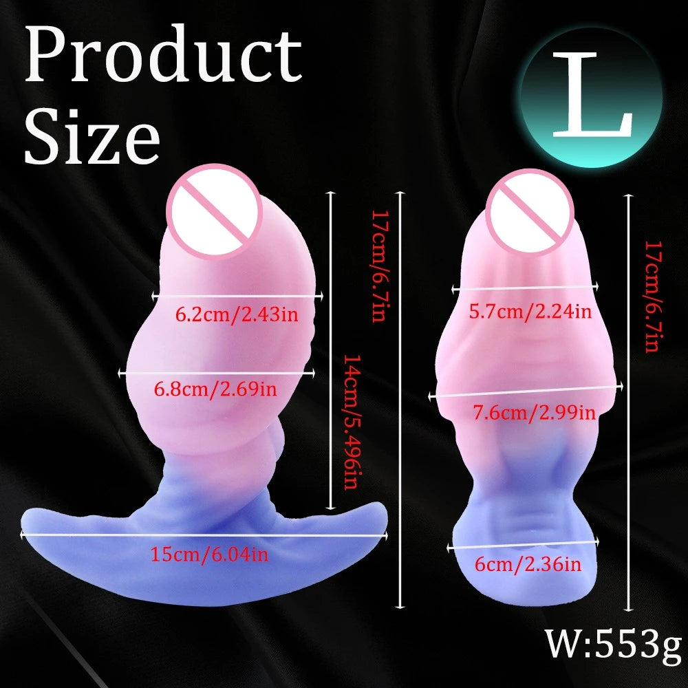 Dildo Wearable Anal Plug Huge Penis Alien Anal Dildo for Women Men Masturbator Butt Plug Dilator Sex Toys Huge Anal Toys