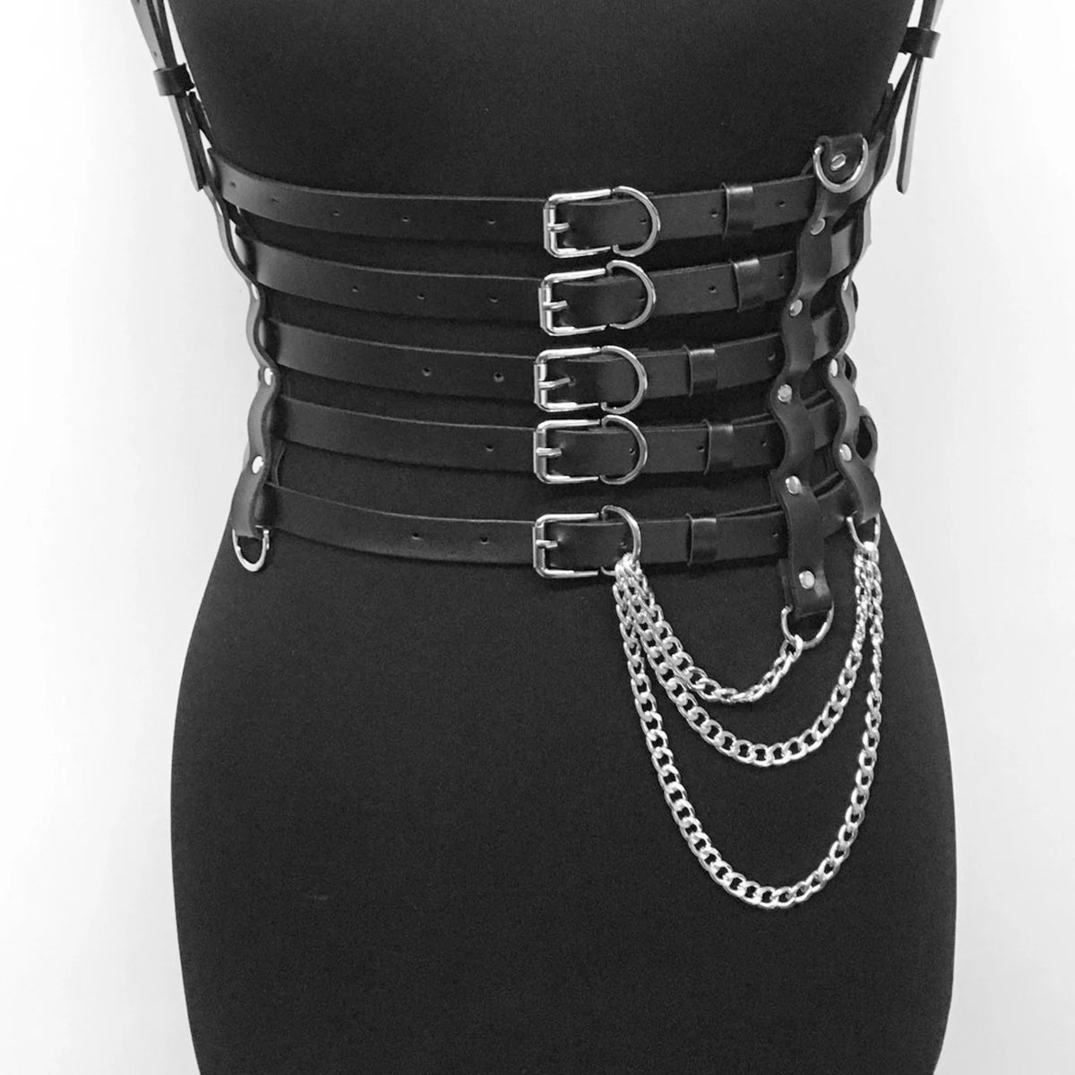 Women Harness Belt PU Leather Body Harness styling Sexy Gothic Fetish Bdms Bondage lingerie Fetish Clothing Exotic Accessories
