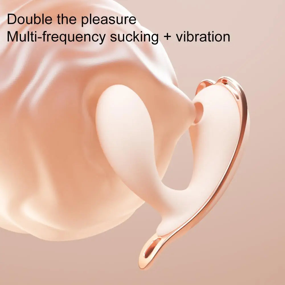 Sucking vibration 2-in-1 vibrator 10-speed oral sex 10-speed vibration clitoris stimulation vaginal massage female sex toy