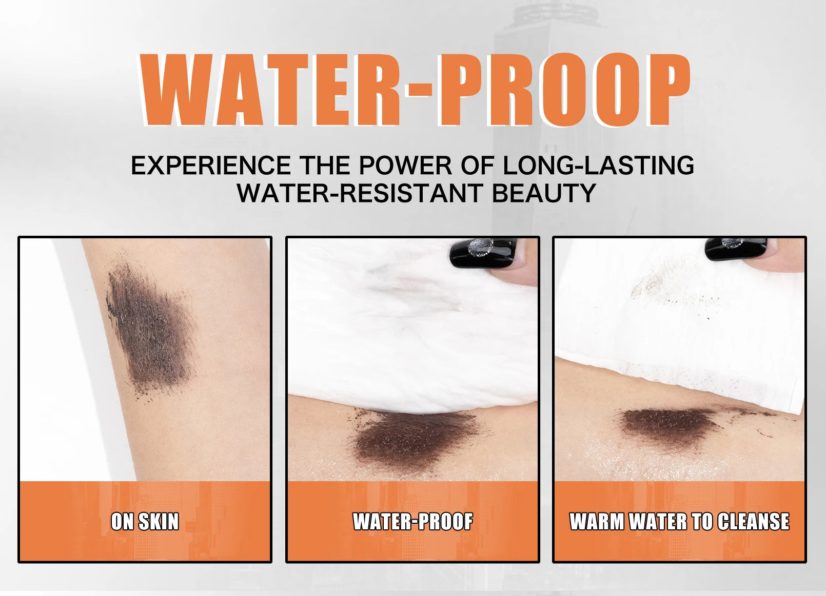 2 Color Waterproof Mascara | Long-Lasting, Smudge-Proof, Curling Formula Black & Green Shades, Formaldehyde-Free Eyelash Primer
