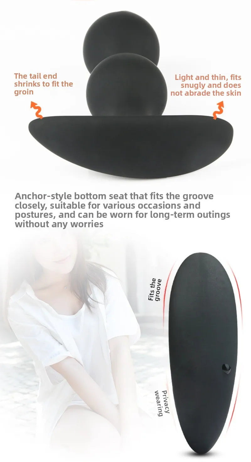 Ball-shaped Anal Plugs, Available Both Men Women When Worn Outside, Steel Ball Pullable Anal Plugs, Sex Products  Sex Toys
