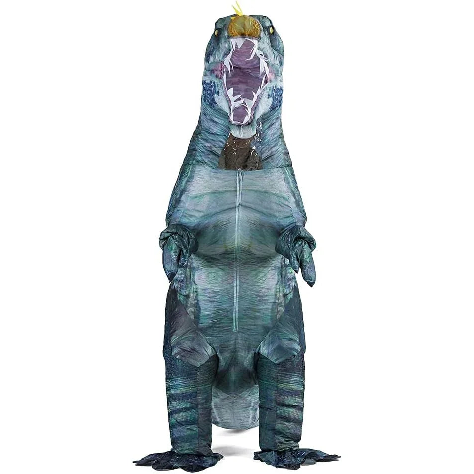 Inflatable Dinosaur Costume Blow Up Dino Spinosaurus Costumes for Adults Fancy Dinosaur Party Halloween Cosplay Costume