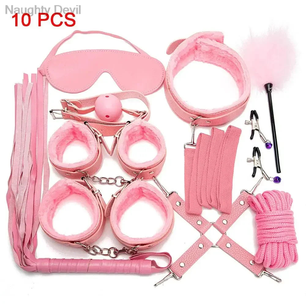 Sex Toys Femdom Handcuffs Bdsm Slave Collars Fetish Adult Games Erotic Products Role Play Bondage Equipment Exotic Accessorie