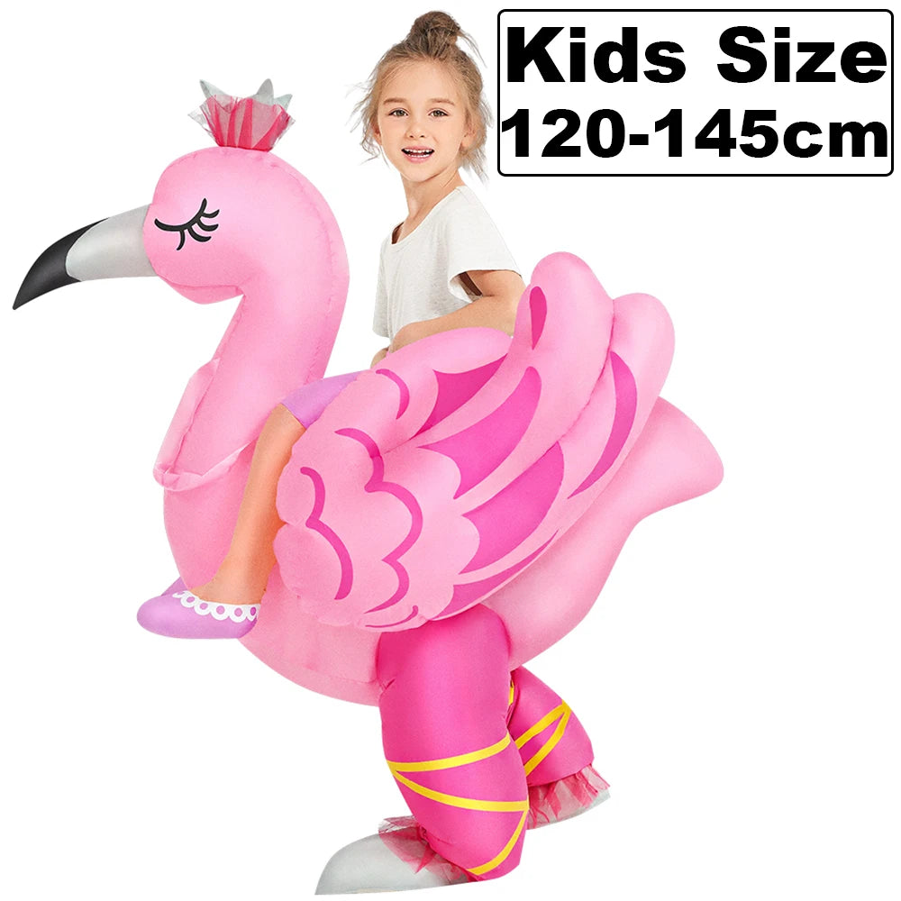 HOT Anime Dinosaur Inflatable Costume Party Mascot Costumes Suit Disfraz Cosplay Halloween Costumes For Adult Kids Dress