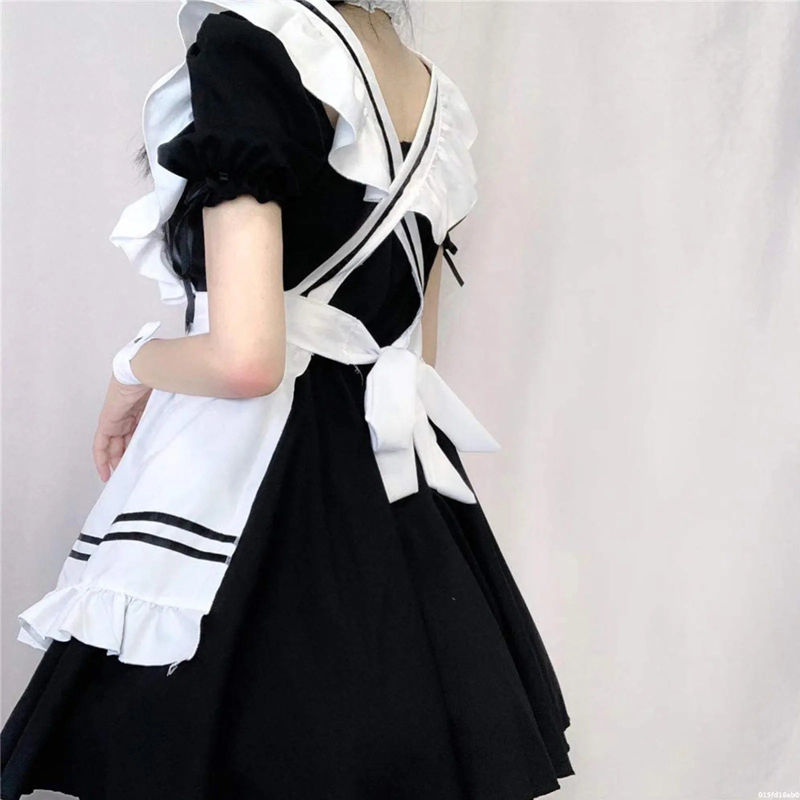 Black Pink Lolita Maid Costumes Cute Girls Women Lovely Maid Cosplay Costume Animation Show Japanese Outfit Dress Clothes S-5XL