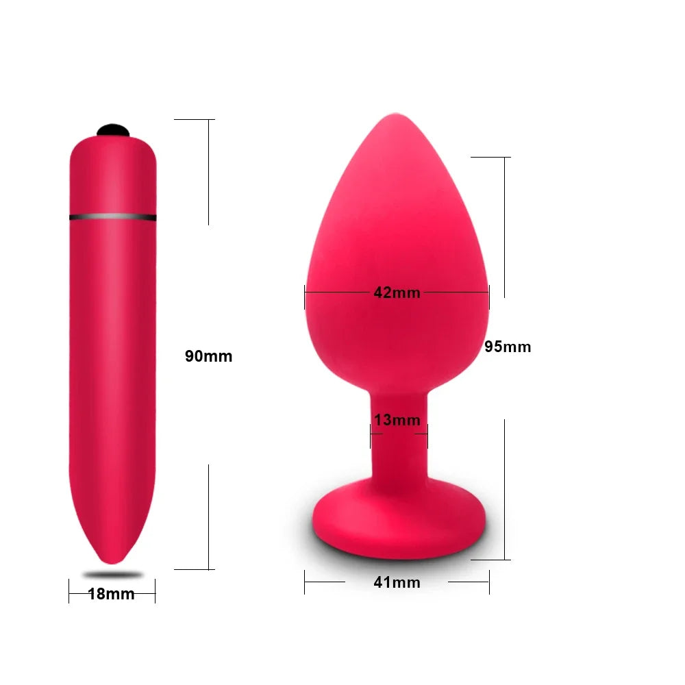 10 Speeds Mini Bullet Vibrator Massager Vagina Vibrator Erotic Masturbator Female Clitoris Stimulator Sex Toy for Women Anal Toy