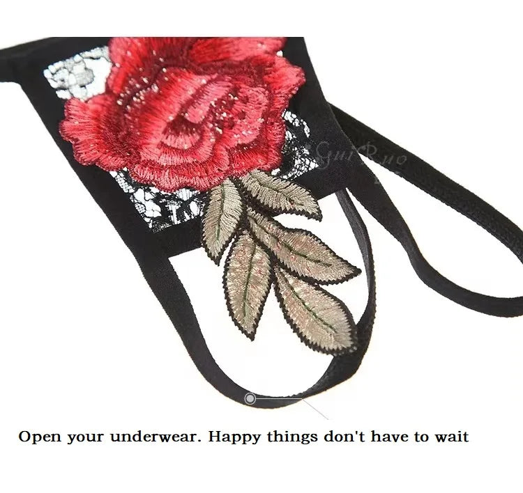 Women Sexy Lingerie Panties Set Erotic Underwear Rose Lace Bra And Panty Set Porn Sexy Lingerie For Women Sleepwear Pajama