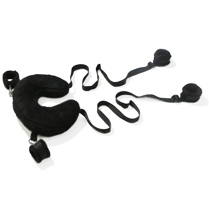 Sex Toys Cotton Bdsm Bondage Set Handcuffs Sexy Leg Pillow Thinning Belt Bending Orgasm Couple Toy