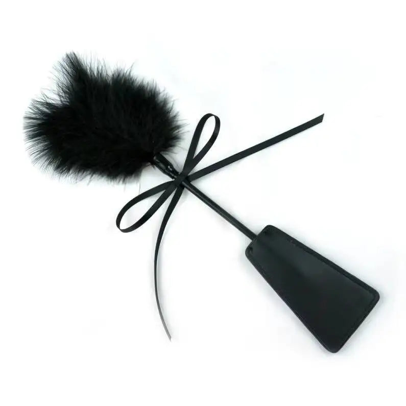 BDSM Feather Tickling Bondage Erotic Punishment Fetish Leather Spanking Paddle Play Whip Sex Toys Couple Woman Lover