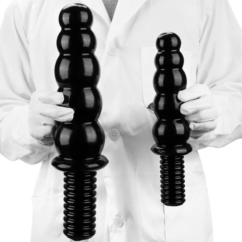 Large Anal Plug Handle Dildos Big Butt Plug Anal Beads Masturbatior Prostate Massage Vagina Anus Dilator Sex Toys for Women Men