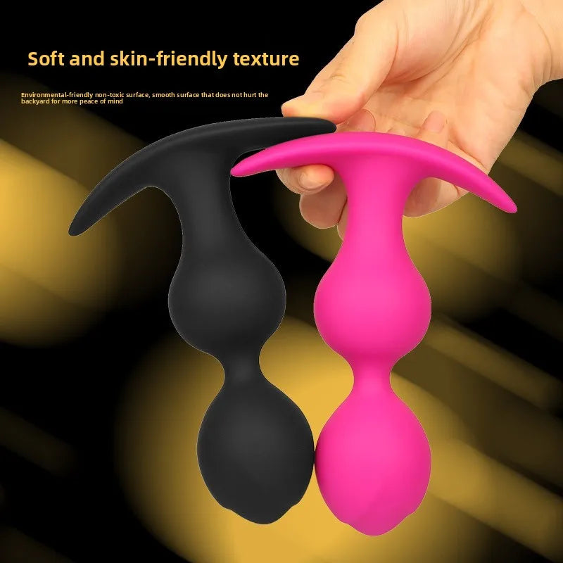 Ball-shaped Anal Plugs, Available Both Men Women When Worn Outside, Steel Ball Pullable Anal Plugs, Sex Products  Sex Toys