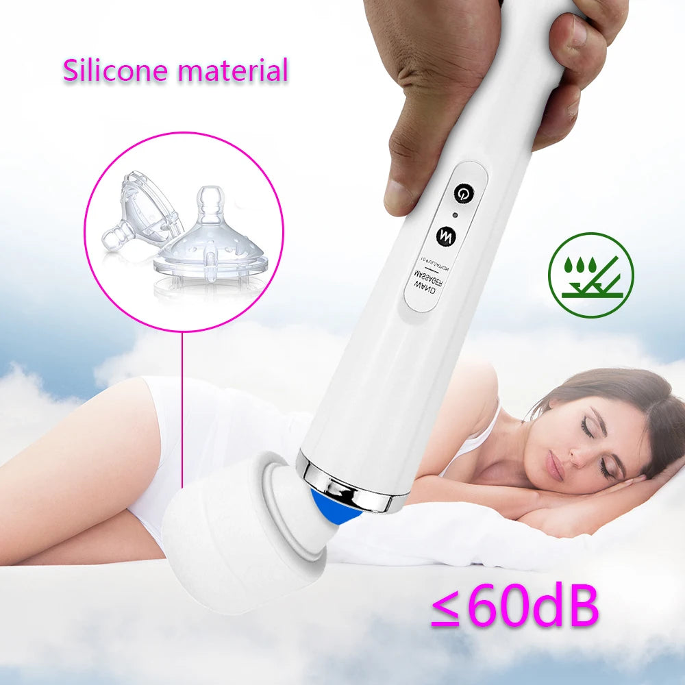 Erotic Toy 10 Speeds Big Size AV Rod Stick Vibrator Powerful Body Massager Sexy Sex Toys for Women Clit Stimulator Magic Wand