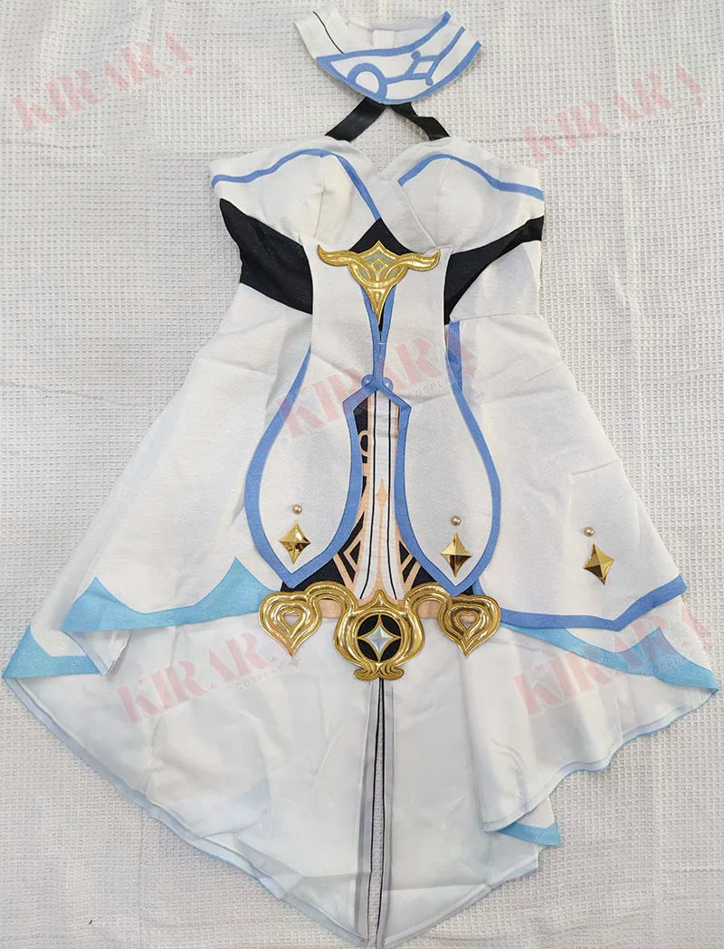 High Qualiy Lumine Cosplay Costume Wig Hair Game Impact Character Traveler for Women Cosplay Anime Events Role Play Dress