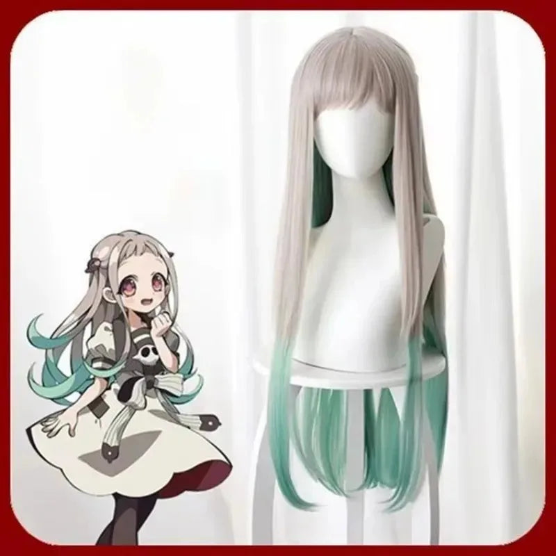 Yashiro Nene Cosplay Costume Anime Toilet-Bound Hanako-Kun Clothes White Dress Wiig Uniform Women Outfit for New Year Day