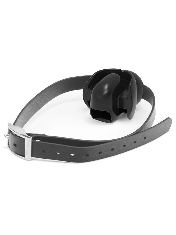 Sex Toys for Couples Tongue Fixed SM Bondage Open Mouth Gag Ring Oral Fixation Lips Adult Product Restraints Leather