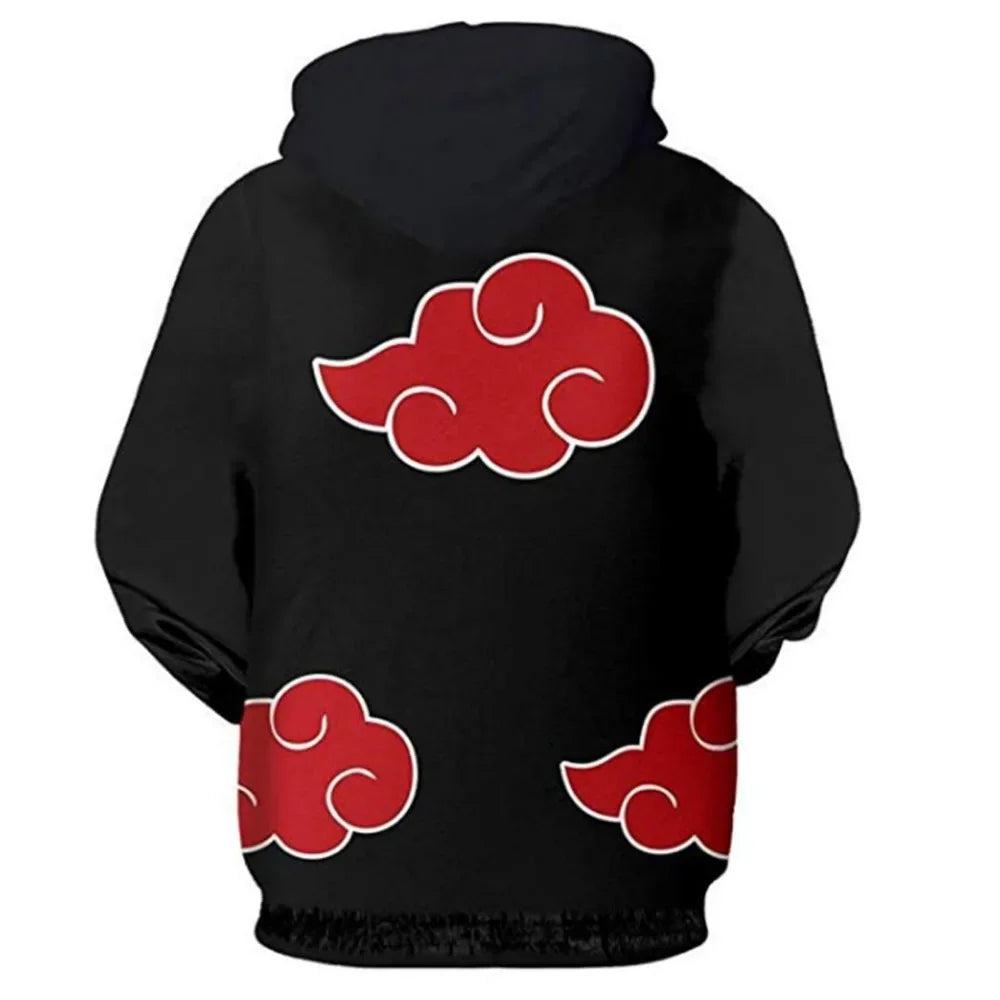 Anime Zip Hoodie Jackets Cosplay Clothes Costumes Men Hoodies Sweatshirts Zipper Tops Sasuke Sweatshirt Kakashi Tops