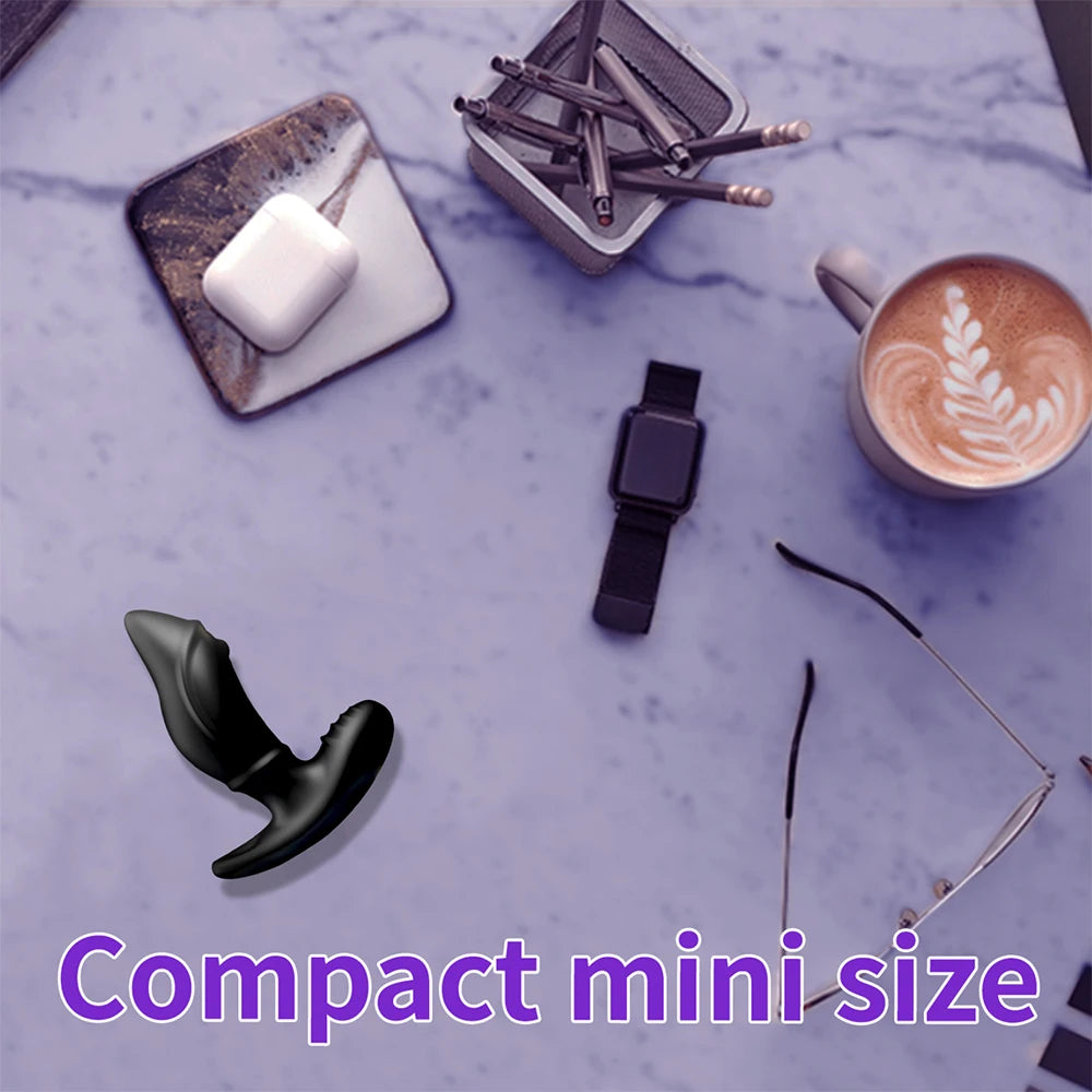 Anal Plug Vibrator Remote Control Butt Plug 10 Speed Vibrating Safer Adult Products Masturbation Sex Toy for 18 Men & Women