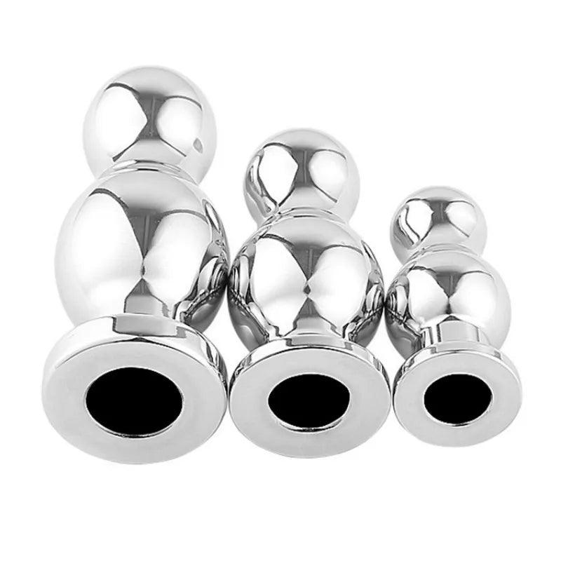 Metal Hollow Anal Plug Anul Butt Plugs Dilator for Women Vaginal Expander Douche Enema Sex Toys Man Sexy Adult Games Couple Sext
