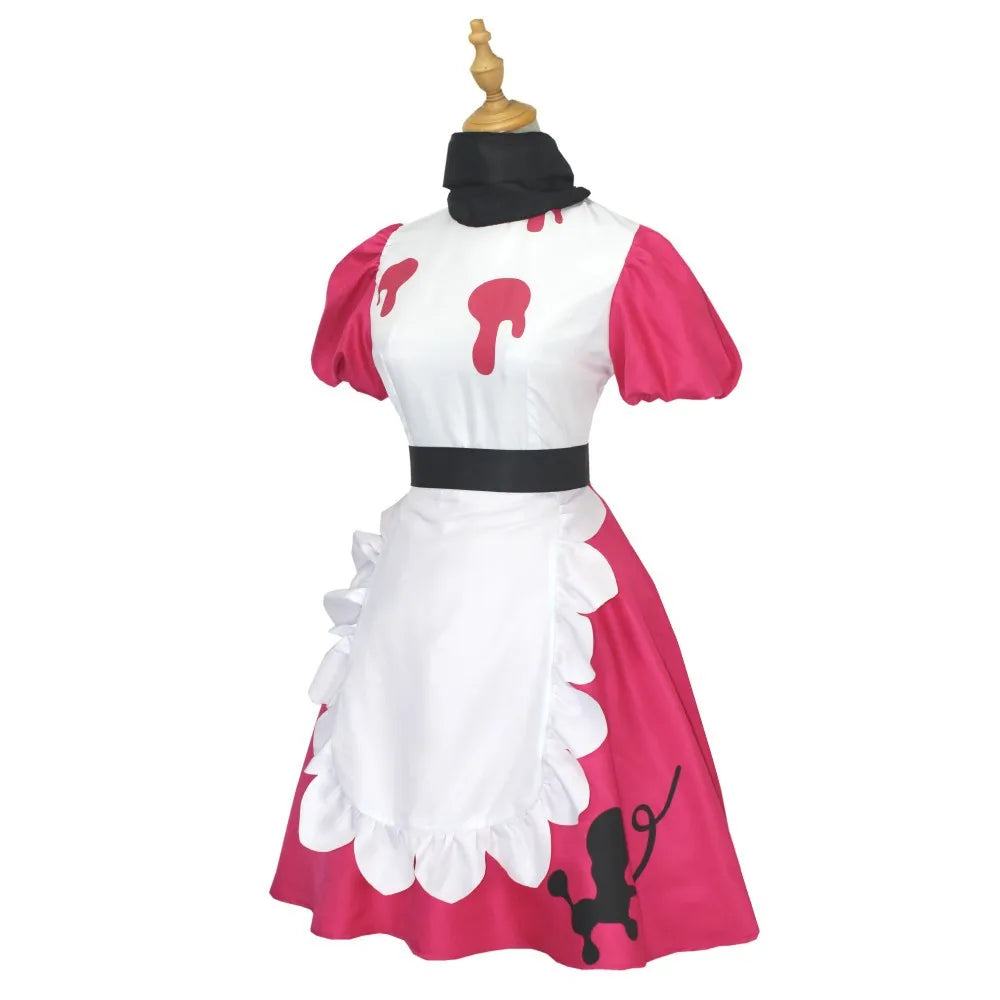 Niffty Anime Niff Cosplay Costume Suit Cute Devil Roleplay Clothes Wig Uniform Hotel Cosplay Halloween Party Women Dress