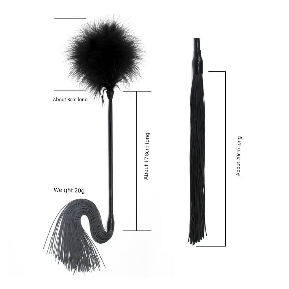 Rattan Small Whip Couple Toy SP Props Horsewhip Flogging Boyfriend Female M Tassel Leather Loose Whip Beating Pp