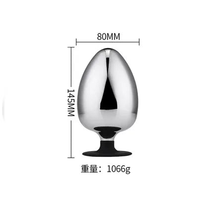 Extra Big Diameter Dilatador Anal Expander Metal Buttplug Adult Sex Toys Masturbator Large Anal Plug G Spot Butt Plugs for Women