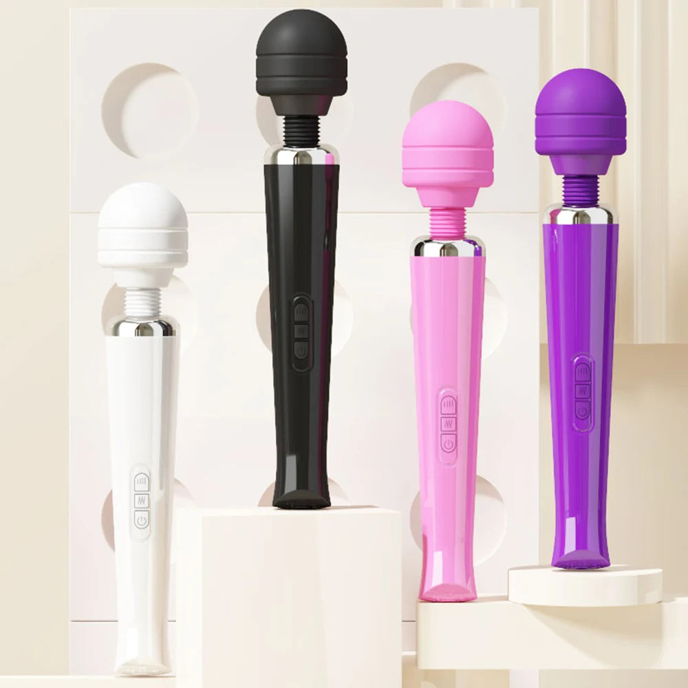 Powerful Dildo Vibrators Sex Toys for Woman AV Magic Wand Vibrating Vaginal Clitoris Stimulator Body Massager Adult Sex Product