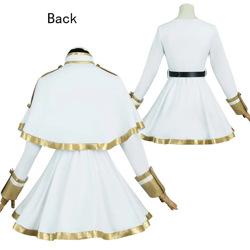 Frieren Cosplay Costume Frieren Dress with Ears Stockings for Anime Comic Con Frieren Outfits