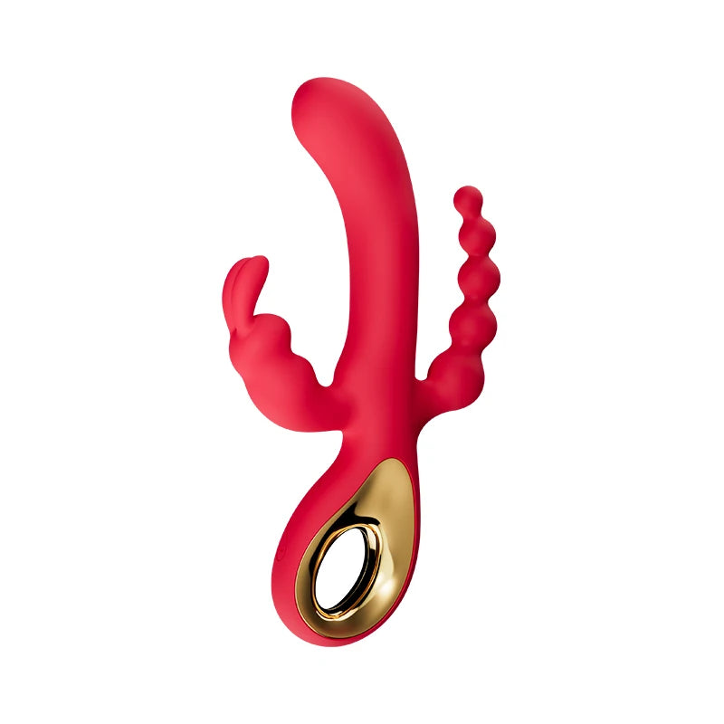 3 In 1 Dildo Rabbit Vibrator for Women G-Spot Orgasm Masturbator Anal Plug Clitoris Stimulator Female Masturbation Sex Toys 18