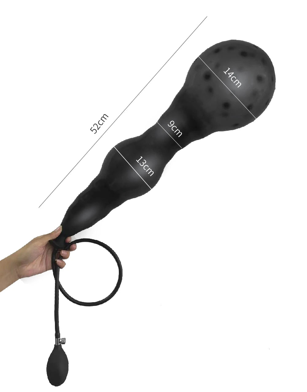 BDSM Vibrator Inflatable Anal Plug Huge Butt Plug Dildo Pump Vaginal Anus Expansion Prostate Massager Sex Toys for Woman Men Gay