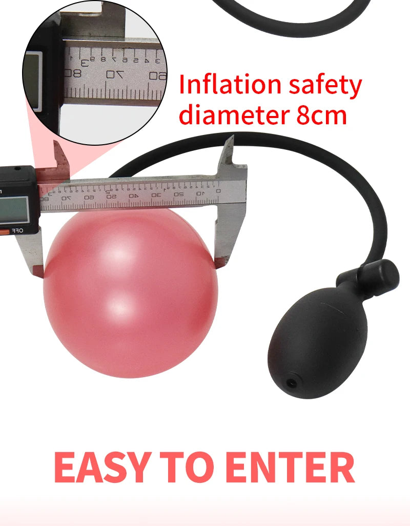 Inflatable Dildo Vagina Anus Dilator Expandable Butt Plugs Bdsm Adult Game Sex Toy for Women Men Gay Anal Plug Prostate Massager