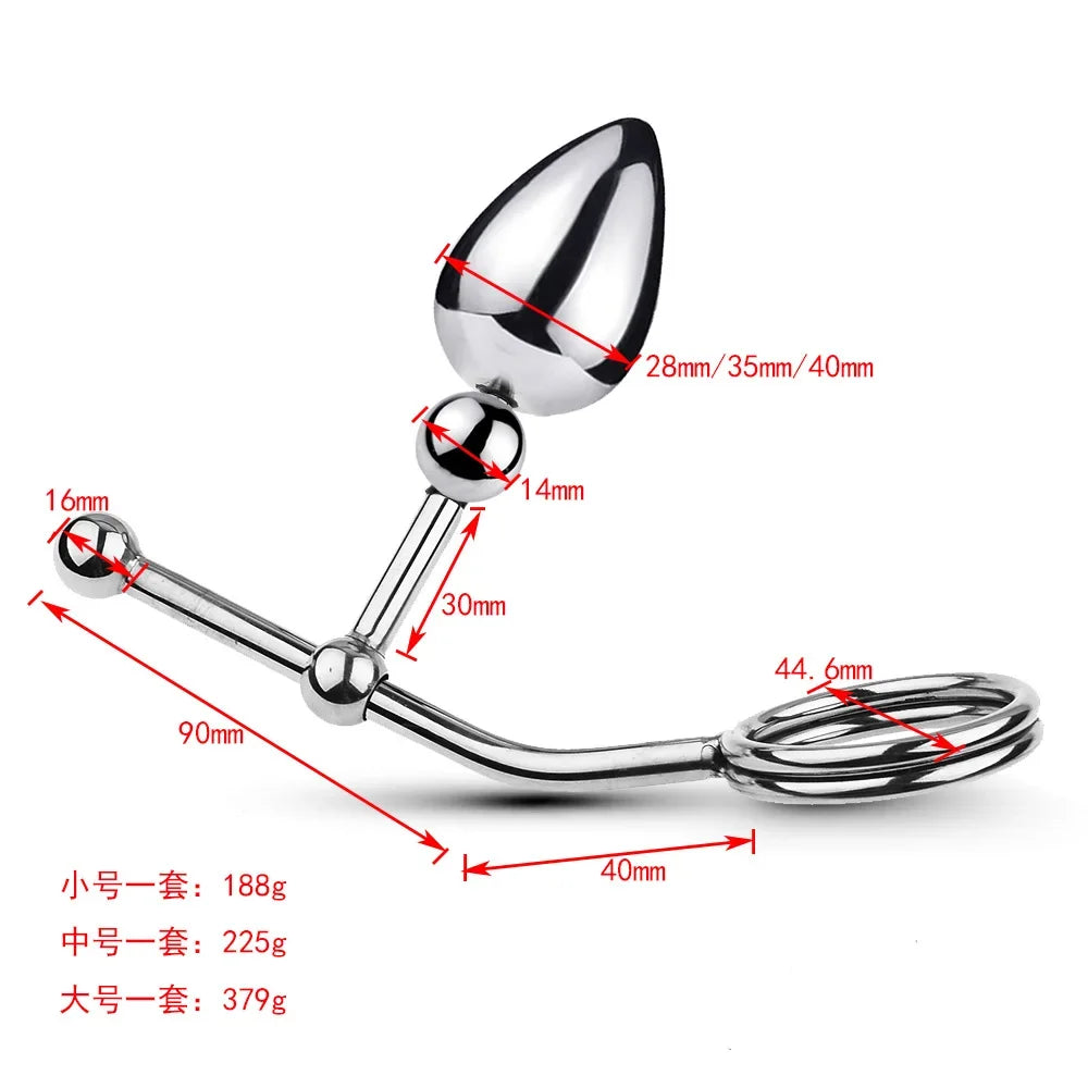 Anal Plug BDSM Fetish Ass Prostate Massager Smooth Touch Anal Buttplug Insert Vagina Sex Products Men Women Sex Toy Butt Dilator