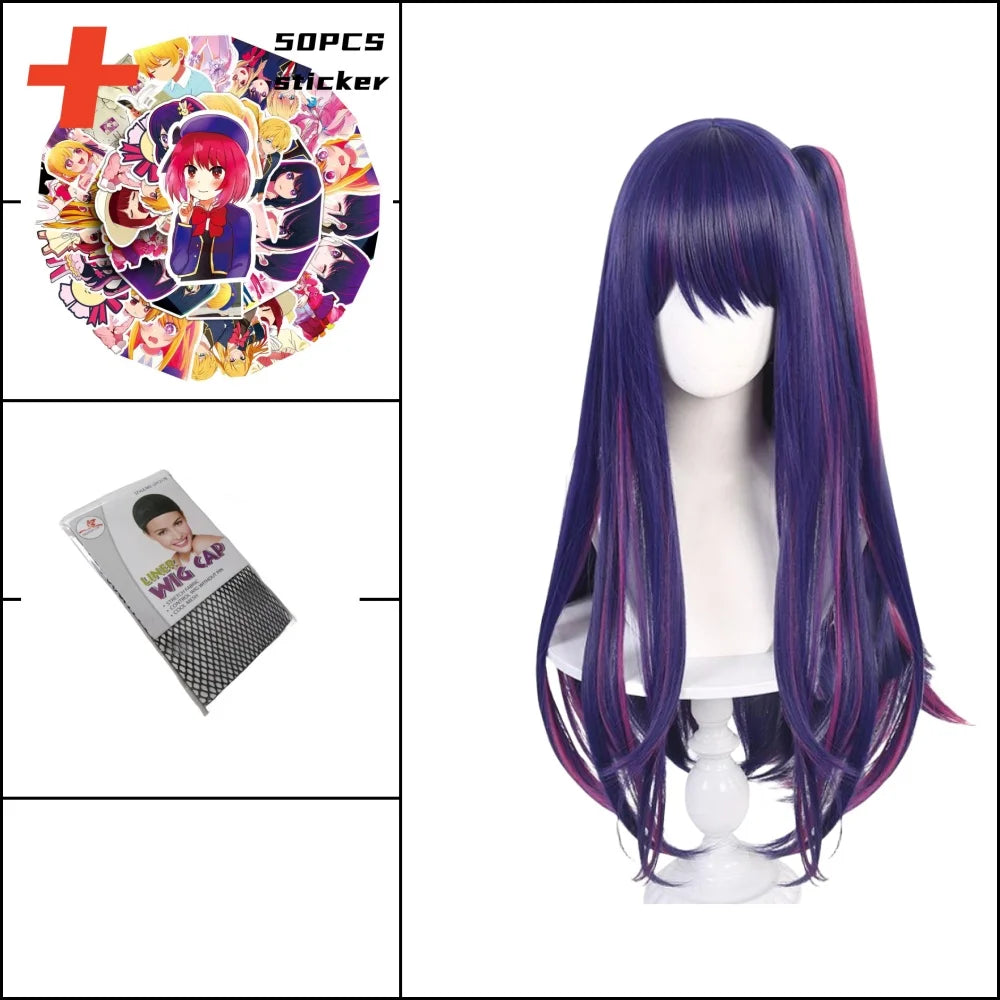 Anime OSHI NO KO Ai Hoshino Cosplay Costume Dress Lolita Skirt Pink Uniform Halloween Carnival Party Clothes