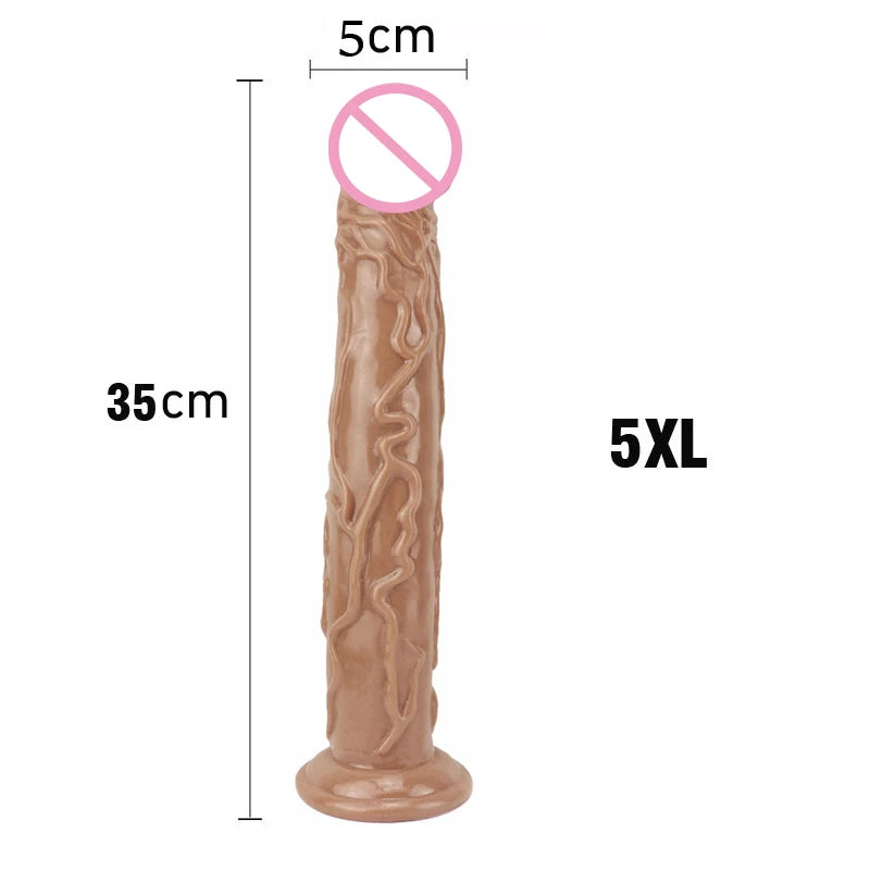 New Realistic Dildos Erotic Jelly Dildo Artificial Penis G-spot Simulation Large penis Anus Anal plug Female penis masturbation